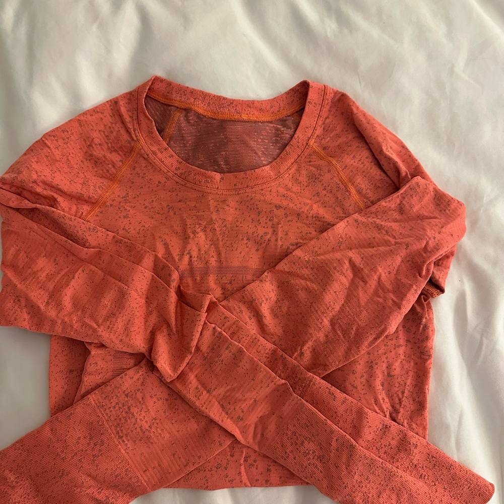 lululemon athletica long sleeve cropped swiftly tech 2.0